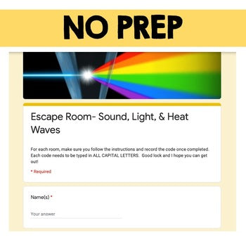 Waves Digital Escape Room, Waves Breakout Room, Test Prep, Digital Learning - preview 4