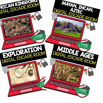 Ancient World History Digital Escape Room Ancient Civilization Activity - preview 3