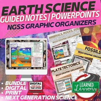 NGSS Science Guided Notes & PowerPoints Bundle | Life, Earth & Physical Science - preview 4