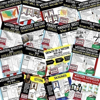 Westward Expansion Bundle | U.S. History Activities Print & Digital - preview 2