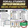 Depth of Knowledge (DOK) Posters | Word Wall | Quick Reference Guide - preview 1