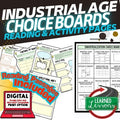 Industrialization Activities, Choice Board, Print & Digital Google - preview 1