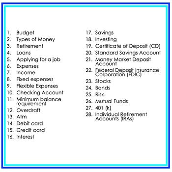 Personal Finance Budgeting and Money GAME CARDS, Economics Activity - preview 3