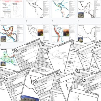 Maya, Inca, Aztec Mapping Activity, Mapping American Empires PRINT & DIGITAL - preview 3