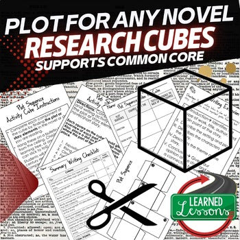 Plot Sequence Activity Research Cube with Writing Extensions (English) - preview 1