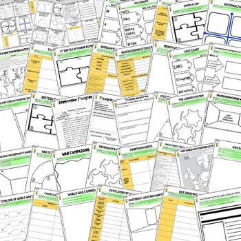 World War I (WWI) Activities, Choice Board, Print & Google World History - preview 4