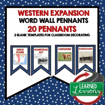 Western Frontier Word Wall  US History Word Wall US History Posters - preview 1