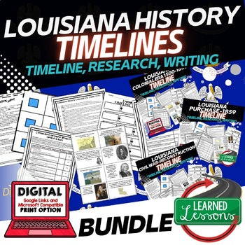 Louisiana Hist. Civil War-Reconstruction Timeline, Digital Learning, Google - preview 4
