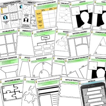 French Revolution Activities Choice Board, Digital Learning, Google, & Print - preview 4