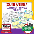 South America Project Activity World Geography Digital Distance Learning & Print - preview 1