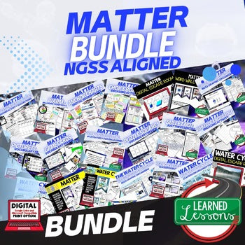 Matter Bundle | Physical Science Curriculum | NGSS Print & Digital Activities - preview 1