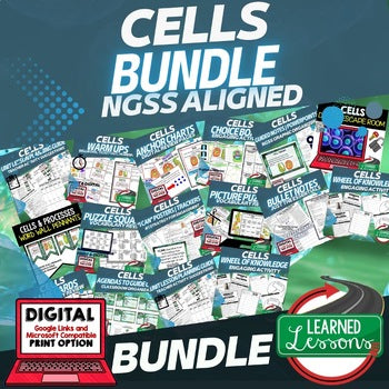 Life Science Cells & Cellular Processes Bundle | NGSS Cells, Photosynthesis - preview 1