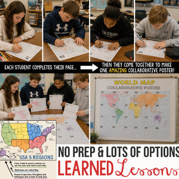 US REGIONS Collaborative Poster, US REGIONS MAPPING Activity US REGIONS Research - preview 3