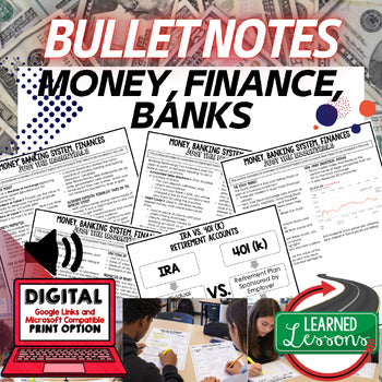 Money & Banking Outline Notes | Financial Literacy Review | Test Prep - preview 1