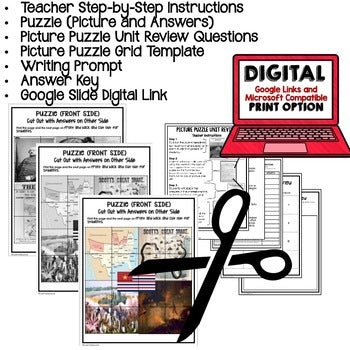 Louisiana Civil War-Reconstruction Activity Picture Puzzle, Louisiana History - preview 3