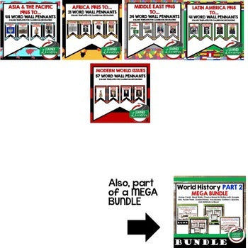 World History Word Wall Bundle | Renaissance to Modern History Posters - preview 3