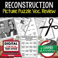 RECONSTRUCTION Activity Picture Puzzle Unit Review, Study Guide, Test Prep - preview 1