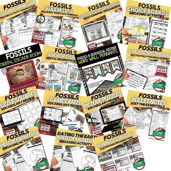 Fossils & Geologic History Bundle | Earth Science Curriculum | NGSS - preview 2