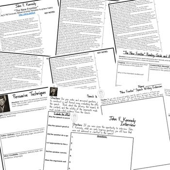 The New Frontier by John F. Kennedy Speech Analysis and Writing Activity, Google - preview 2
