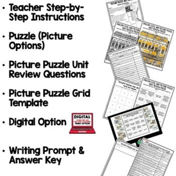 Louisiana Civil War-Reconstruction Activity Picture Puzzle, Louisiana History - preview 4