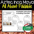 AZTEC, INCA, MAYA Activity, All About Foldable (Interactive Notebook) - preview 1