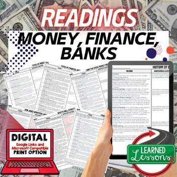 Personal Finance DBQ Reading Passages | Financial Literacy | Money & Banking - preview 1