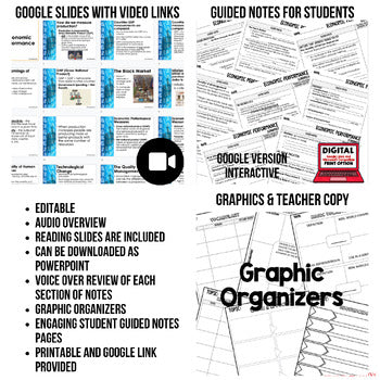 Economic Performance Guided Notes & PowerPoint, Economics Guided Notes - preview 2