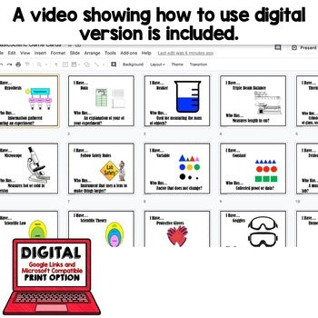 Earth Science Game Cards Bundle | NGSS Vocabulary Review Games | Print & Digital - preview 3
