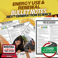 Energy Use & Renewal Outline Notes, Energy Bullet Notes, Physical Science Notes - preview 1