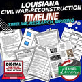 Louisiana Hist. Civil War-Reconstruction Timeline, Digital Learning, Google - preview 1