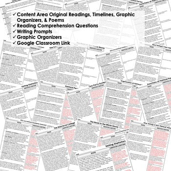 Politics, Voting & Elections DBQ | Civics Reading Activity | Print & Digital - preview 2