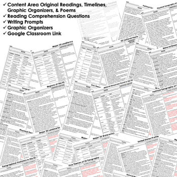 Geography of United States DBQ Reading Activity Google DBQ Close Reading - preview 2