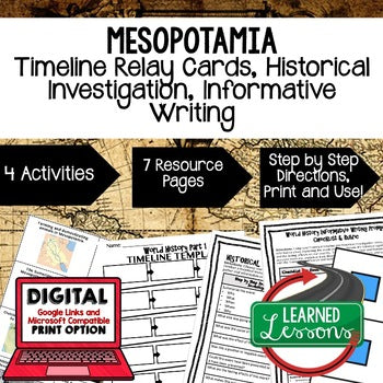 Mesopotamia Timeline Writing, Digital Learning, Google - preview 1