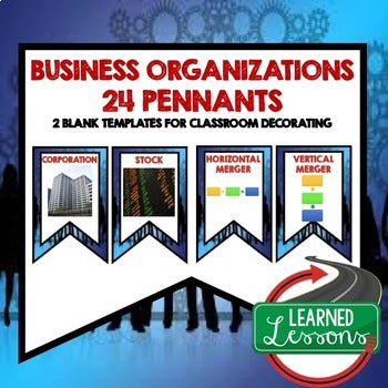 Business Organizations Word Wall Economics Word Wall - preview 1