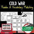 Cold War Vocabulary Activity Puzzle, Print, Digital, and Google - preview 1