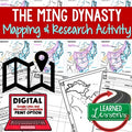 Ming Dynasty Mapping Activity, Mapping The Ming Dynasty PRINT & DIGITAL - preview 1