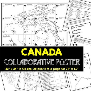 Canada Collaborative Poster, Canada MAPPING Activity, Canada Research - preview 4