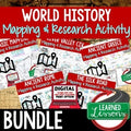 World History Mapping Activities Bundle | Geography Maps | Print & Digital - preview 1