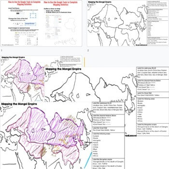 Mongol Empire Mapping Activity, Mapping Mongol Empire PRINT & DIGITAL - preview 3
