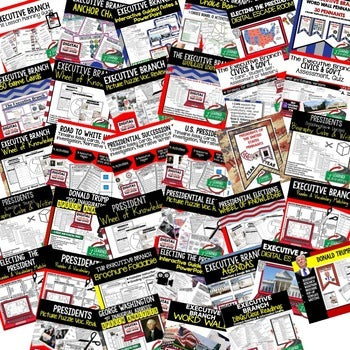 Executive Branch Bundle | U.S. Government Activities | Print & Google - preview 2