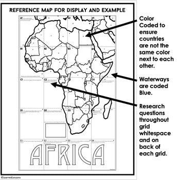 Africa Collaborative Poster, Mapping Africa Activity, Africa Research - preview 2