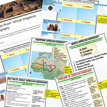 African Kingdoms Digital Escape Room, Breakout Room Test Prep, Google - preview 2