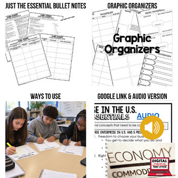 Global Economy Outline Notes, Bullet Notes, Unit Review, Test Prep - preview 2