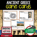 Ancient Greece Game Cards, Test Prep, Print, Digital Google - preview 1