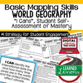 Basic Mapping Skills I Cans, Self-Assessment of Mastery, Basic Mapping Posters - preview 1