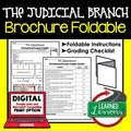 Judicial Branch Activity, Judicial Branch Foldable - preview 1