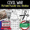 THE CIVIL WAR Activity Picture Puzzle Unit Review, Study Guide, Test Prep - preview 1
