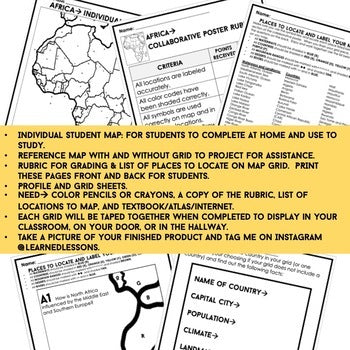 Africa Collaborative Poster, Mapping Africa Activity, Africa Research - preview 3