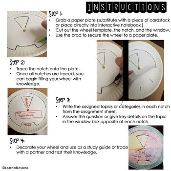 Weathering Activity, Wheel of Knowledge Interactive Notebook - preview 3
