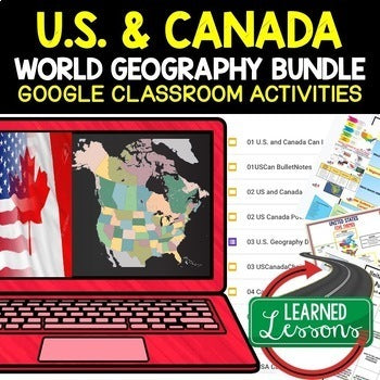 United States & Canada Geography Bundle | Maps & Activities | Print & Digital - preview 4